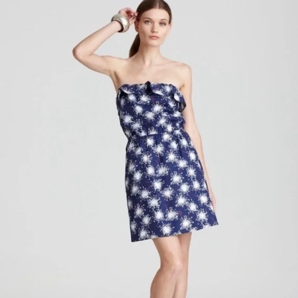 Lilly Pulitzer Navy Sparkle Glow Libby Dress Size Small - Picture 1 of 7